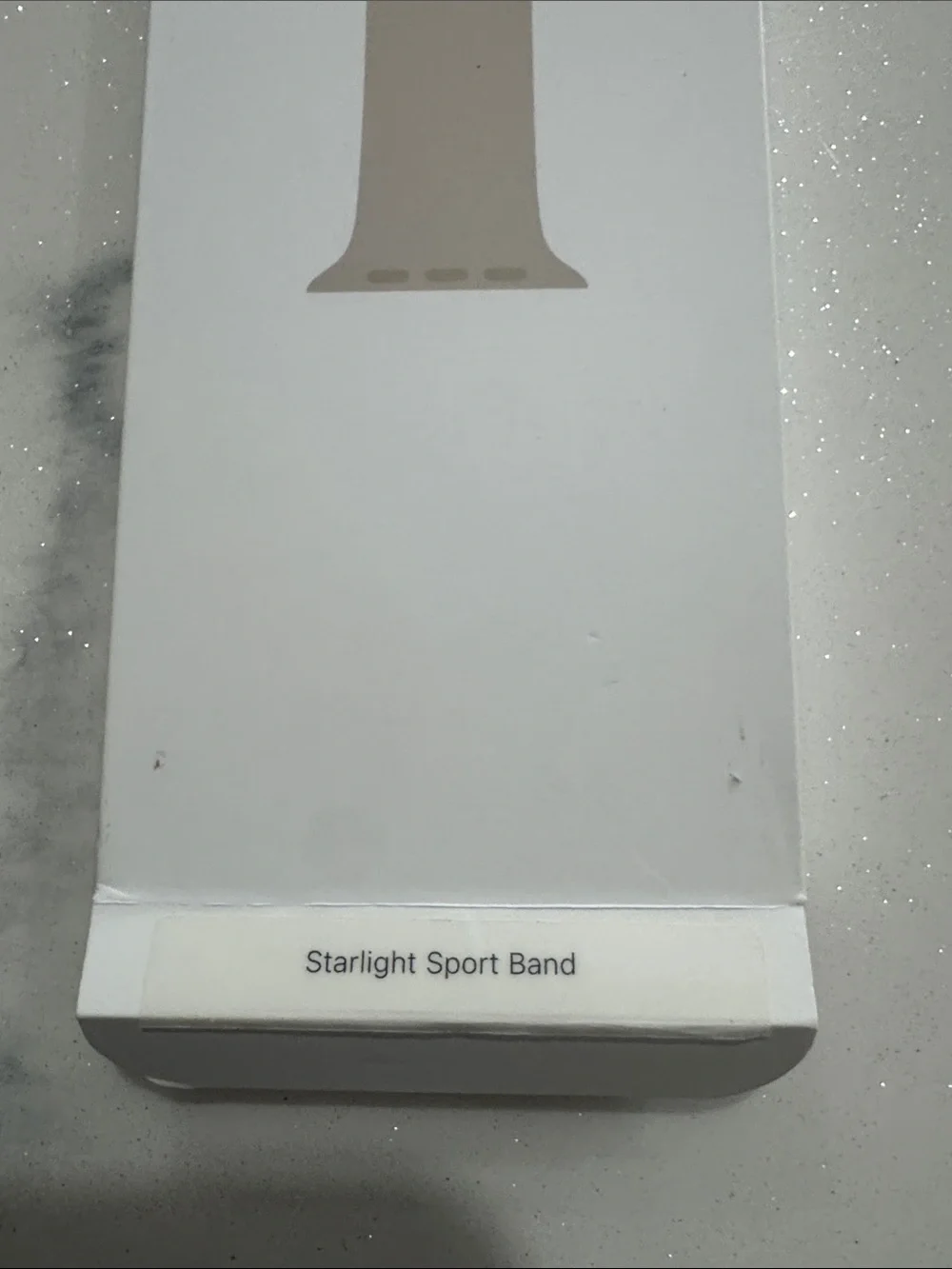Apple Silicone Watch Band in Light Beige